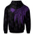 Northern Mariana Islands Polynesian Zip up Hoodie Polynesian Wings Purple - Polynesian Pride