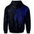 Niue Custom Hoodie Polynesian Wings (Blue) - Polynesian Pride