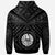 Tahiti Custom Zip up Hoodie Tahiti Seal In Polynesian Tattoo Style (Black) - Polynesian Pride