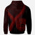 American Samoa Hoodie American Samoa Coat of Arms With Polynesian Tattoo Red - Polynesian Pride