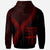 Fiji Hoodie Fiji Coat of Arms With Polynesian Tattoo Red - Polynesian Pride