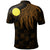 Palau Polynesian Custom Polo Polynesian Wings (Golden) - Polynesian Pride