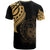 Samoa T Shirt Samoan Tatau Gold Patterns - Polynesian Pride