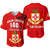 Kolisi Tonga College Atele Baseball Jersey 140 Years Anniversary Tongan Ngatu LT13 Red - Polynesian Pride