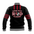 (Custom Personalised) Red Raiders Baseball Jacket Kahuku School LT13 - Polynesian Pride