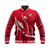 (Custom Personalised) Kahuku Shool Baseball Jacket Enthusiasm Red Raiders LT13 - Polynesian Pride