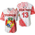 (Custom Text and Number) Tonga Baseball Jersey Tongan Pattern Blithesome LT13 Red - Polynesian Pride