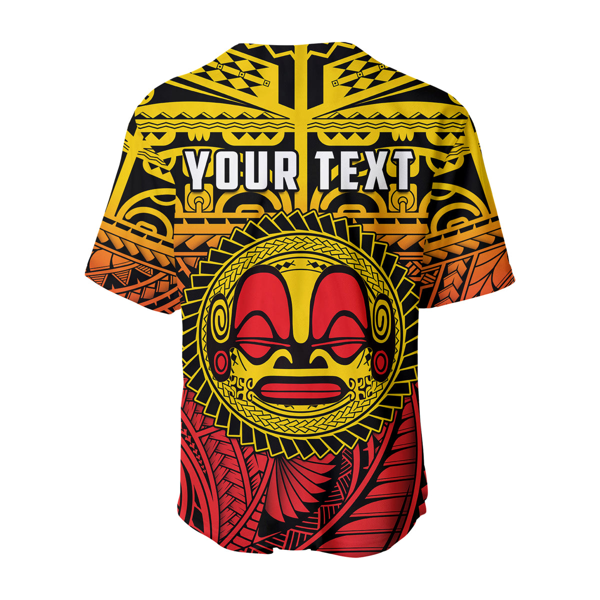 (Custom Personalised) Marquesas Islands Baseball Jersey Mata Tiki Polynesian Pattern LT13 - Polynesian Pride