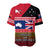 Papua New Guinea and Australia Baseball Jersey Polynesian PNG and AUS LT13 - Polynesian Pride