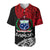 Samoa Baseball Jersey Beloved Samoan Mix Polynesian Pattern LT13 Red - Polynesian Pride