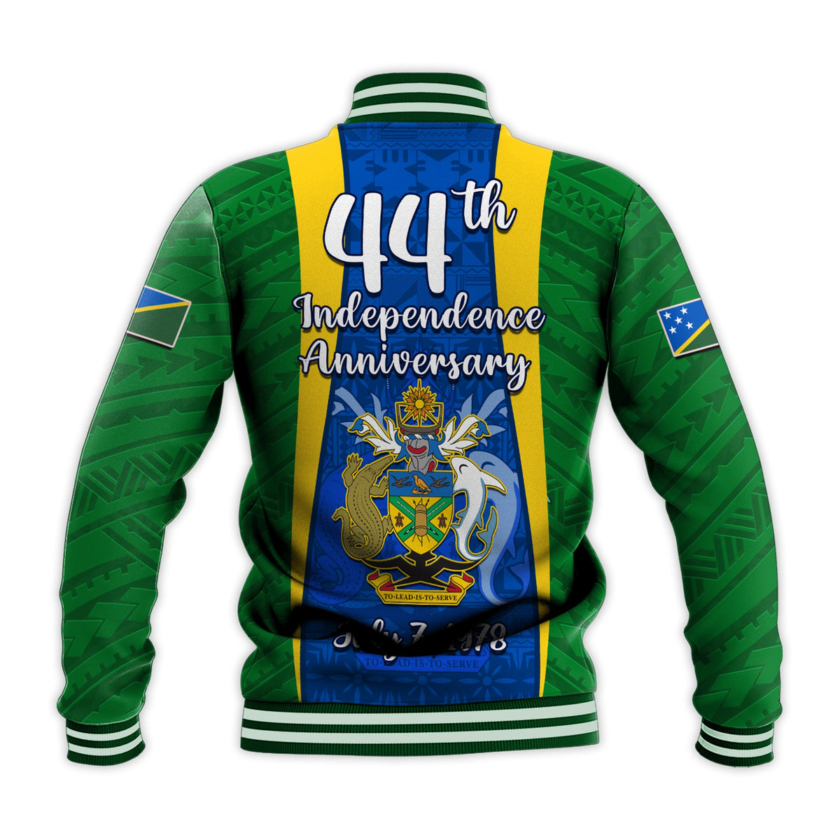 (Custom Personalised) Solomon Islands Day Baseball Jacket 44 Years Independence Anniversary LT13 - Polynesian Pride