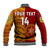 (Custom Text And Number) Tonga Vavau High School Baseball Jacket Class Of Year Tongan Ngatu Pattern LT14 - Polynesian Pride