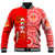 (Custom Text And Number) Kolisi Tonga High School Baseball Jacket Class Of Year Tongan Ngatu Pattern LT14 - Polynesian Pride