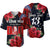 (Custom Text and Number) Samoa Fathers Day Baseball Jersey Polynesian Best Dad Ever Ver.01 LT13 Red - Polynesian Pride