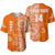 (Custom Text And Number) Tailulu Tonga College Baseball Jersey Class Of Year Tongan Ngatu Pattern LT14 Orange - Polynesian Pride