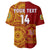 (Custom Text And Number) Tonga Vavau High School Baseball Jersey Class Of Year Tongan Ngatu Pattern LT14 - Polynesian Pride