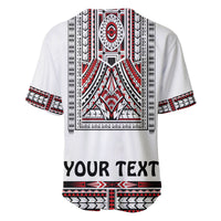 (Custom Personalised) Polynesian Baseball Jersey Dashiki With Polynesian Tattoo Royal Version LT14 - Polynesian Pride