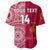 (Custom Text And Number) Beulah Tonga College Baseball Jersey Class Of Year Tongan Ngatu Pattern LT14 - Polynesian Pride