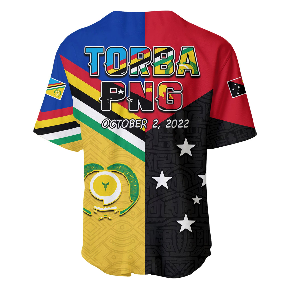 Torba PNG Day Baseball Jersey 2022 Simple Polynesia LT13 - Polynesian Pride