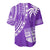 Fiji Rugby Sevens Baseball Jersey Fijian 7s Tapa Polynesian Purple LT13 - Polynesian Pride