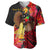 (Custom Personalised) Papua New Guinea Baseball Jersey Bird of Paradise LT13 - Polynesian Pride