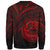 American Samoa Sweatshirt - Cross Style Red Color - Polynesian Pride