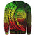 American Samoa Sweatshirt - Wings Style Reggae Color - Polynesian Pride