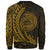 American Samoa Sweatshirt - Wings Style Gold Color - Polynesian Pride