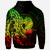 Papua New Guinea Zip Hoodie Polynesian Pattern Style Reggae Color - Polynesian Pride