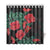 Hibiscus Red Flower Shower Curtain - Polynesian Pride