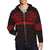 Aotearoa Maori Tattoo All Over Zip Hoodie Red - Polynesian Pride