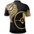 Yap State Polo Shirt Yap State Tatau Gold Patterns - Polynesian Pride