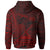 American Samoa Hoodie Fagaalu Polynesian Red Patterns - Polynesian Pride