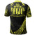 Fiji Polo Shirt Yellow Polynesian Patterns Sport Style - Polynesian Pride