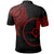 Yap State Custom Polo Shirt Yap State Tatau Red Patterns - Polynesian Pride