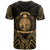 Nauru T Shirt Nauru Seal Tribal Gold Color Patterns - Polynesian Pride