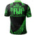 Fiji Polo Shirt Green Polynesian Patterns Sport Style - Polynesian Pride