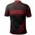 Marshall Islands Polo Shirt Red Polynesian Patterns Sport Style - Polynesian Pride