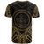 Palau T Shirt Palau Seal Tribal Gold Color Patterns - Polynesian Pride