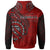 Marshall Islands Zip Hoodie Red Polynesian Patterns Best Marshall Islands Ever - Polynesian Pride