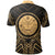 Marshall Polo Shirt Marshall Seal Gold Tribal Patterns - Polynesian Pride