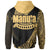 American Samoa Hoodie Manua Olosega Polynesian Gold Patterns Sport Style - Polynesian Pride