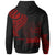 Papua New Guinea Custom Hoodie Papua New Guinea Tatau Red Patterns - Polynesian Pride