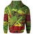 American Samoa Zip Hoodie Nuuuli Polynesian Reggae Patterns - Polynesian Pride