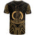 Vanuatu T Shirt Vanuatuan Seal Tribal Gold Color Patterns - Polynesian Pride