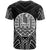 French Polynesia T Shirt National Seal Tribal Black Color Patterns - Polynesian Pride