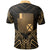 Wallis and Futuna Polo Shirt Wallis and Futuna Seal Gold Tribal Patterns - Polynesian Pride