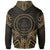 Palau Hoodie Palau Seal Gold Tribal Patterns - Polynesian Pride