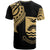 Kiribati T Shirt Kiribati Tatau Gold Patterns - Polynesian Pride