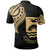 Kiribati Custom Polo Shirt Kiribati Tatau Gold Patterns - Polynesian Pride